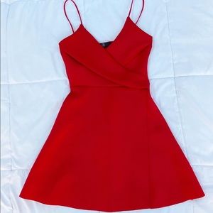 Red Fit & Flare Dress